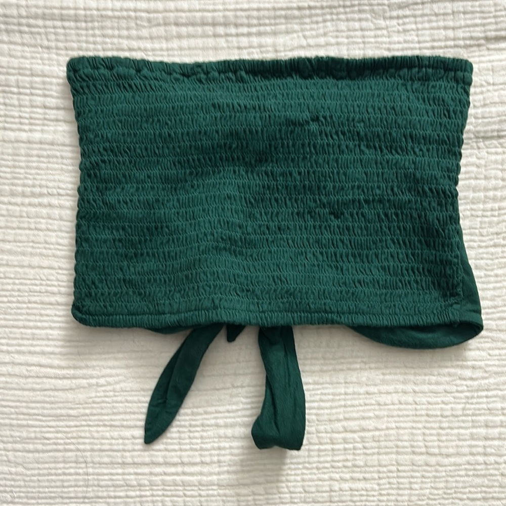 Aritzia Wilfred Double Tie Tube Top Medium